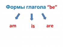 Презентация по английскому языку Формы глагола to be (2 класс)