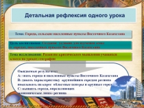 Презентация к уроку Города Восточного Казахстана