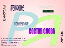 Презентация по русскому языку Понятие об окончании (3 класс)