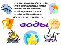 Презентация по познанию мира  Великая тайна воды