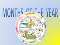 Месяцы на английском языке Мonths of the year