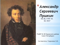 День памяти А.С.Пушкина