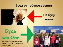 Презентация к уроку по теме: вредные привычки. (табакокурение)