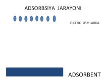 Презентация по химии на тему адсорбция (8 класс на узбекском языке)
