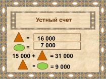 Урок с презентацией для 7 класса коррекционной школы VIII вида Числа, полученные при измерении величин.