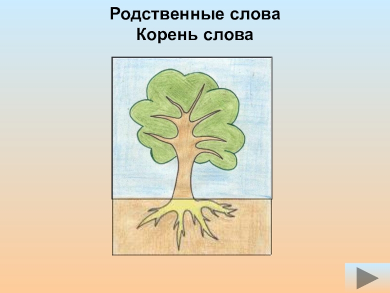 Проект по русскому однокоренные слова