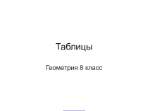 Теоретический материал по планиметрии 7-9 классы