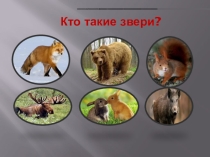Презентация по окружающему мирукто такие звери