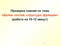 Презентация по биологии на тему Нуклеиновые кислоты (10 класс)