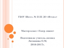 Театр ложек: изготовление игрушек из пластиковых ложек и использование их в работе ДО.
