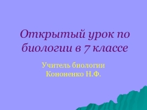 Презентация к уроку биологии по теме Размножение и развитие млекопитающих (7 класс)