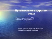 Презентация к НОД Водяное царство