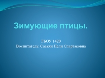 Зимующие птицы