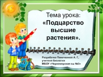 Презентация к уроку Подцарство Высшие растения