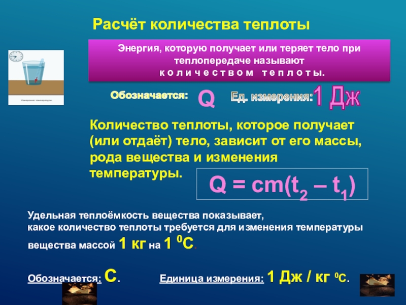 Количество теплоты график