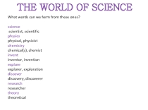 Science and modern technologies