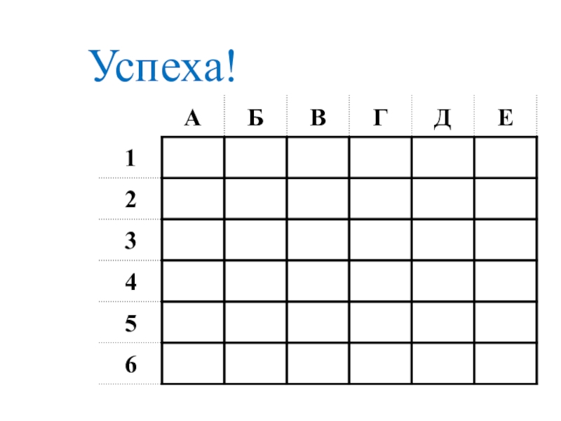 Морской бой математика 6 класс презентация