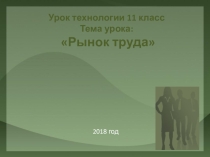 Презентация по технологии 11 класс Рынок труда