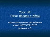 Презентация по английскому языку на тему