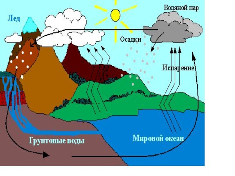 Круговорот водорода в природе схема