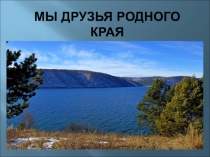 Мы друзья родного края