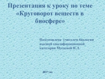 Круговорот веществ в природе