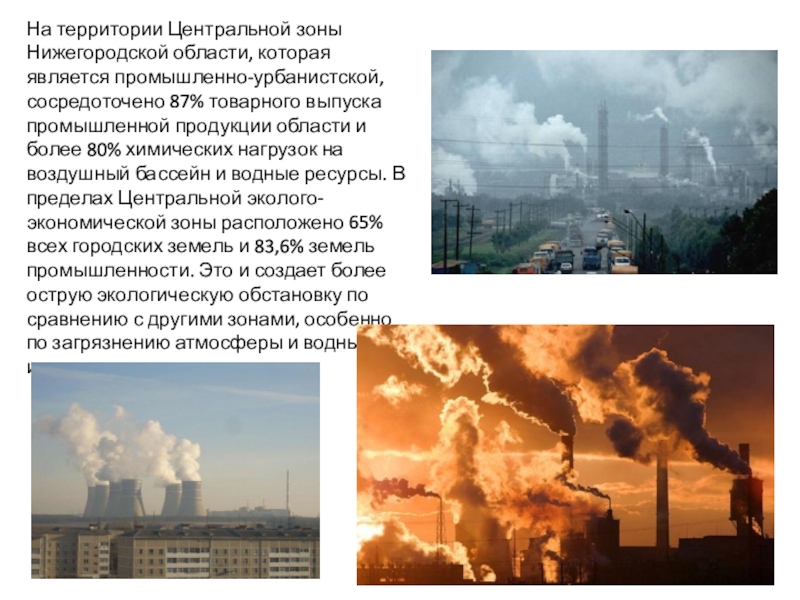Экология региона нижегородской