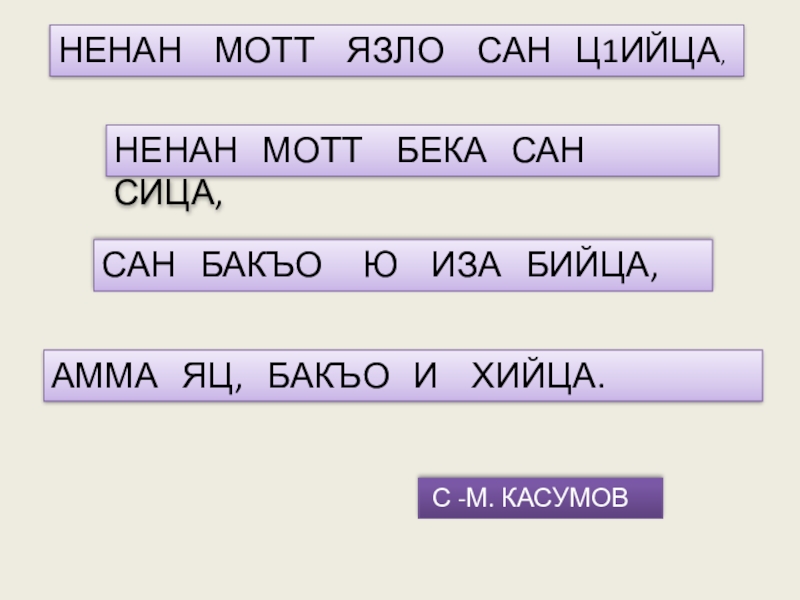 Презентация Т1етуху предложенеш 9 класс НЕНАН МОТТ ЯЗЛО САН Ц1ИЙЦА,НЕНАН МОТТ БЕКА САН СИЦА,САН БАКЪО НЕНАН МОТТ ЯЗЛО САН Ц1ИЙЦА,НЕНАН МОТТ БЕКА САН СИЦА,САН