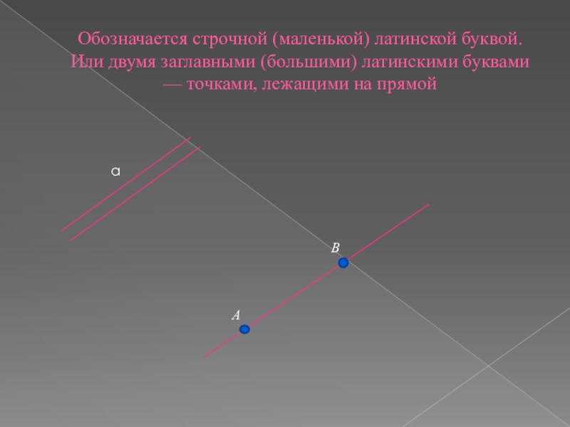 Плоскость прямая луч видеоурок. Как обозначается отрезок.