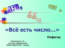 Презентация к уроку Системы счисления. Перевод из одной системы счисления в другие