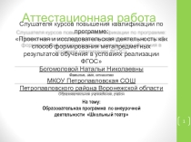 Образовательная программа по внеурочной деятельности Школьный театр
