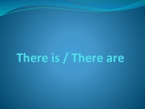 Презентация по английскому языку по теме There is/there are для 4-5 классов