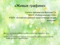 Презентация по математике Живые графики