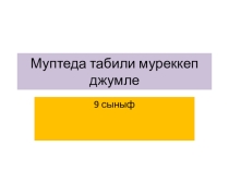 Сложноподчиненные именные предложения. 9 класс