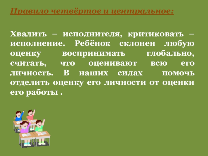 Доклад на собрание. Правило 4%.