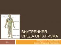 Презентация по биологии на тему Внутренняя среда организма 8 класс