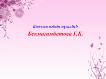 Сабақтың тақырыбы Қан айналым мүшелері/8класс