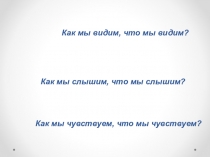 Презентация по биологии 8 класс Анализаторы