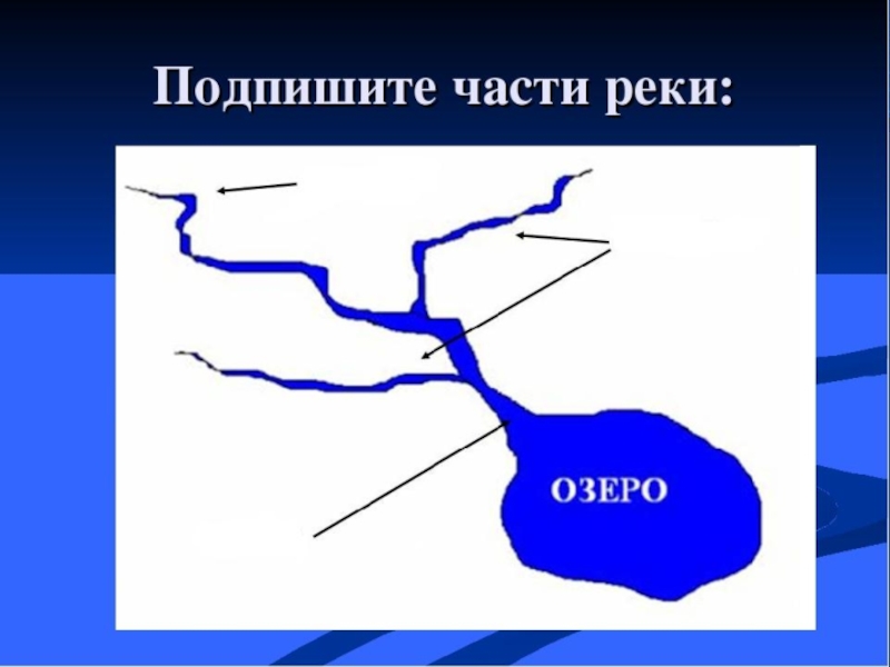 Части реки окружающий мир 2 класс презентация