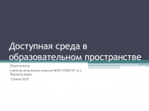 Адаптивно-образовательная программа ребенка с ОВЗ