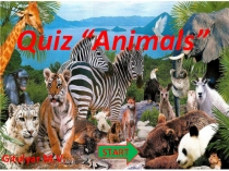 Quiz 'ANIMALS (2-4 класс)