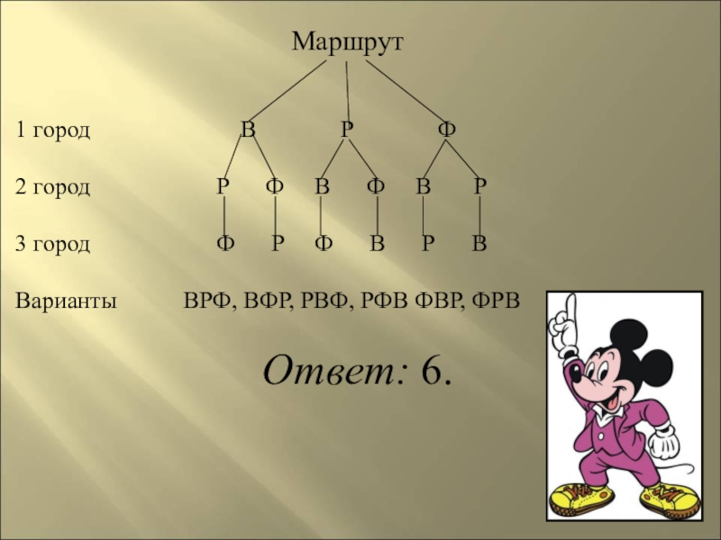 Путем 1 2 3 4. Маршрут слово.