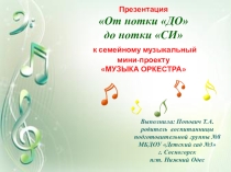Презентация к проекту по музыке