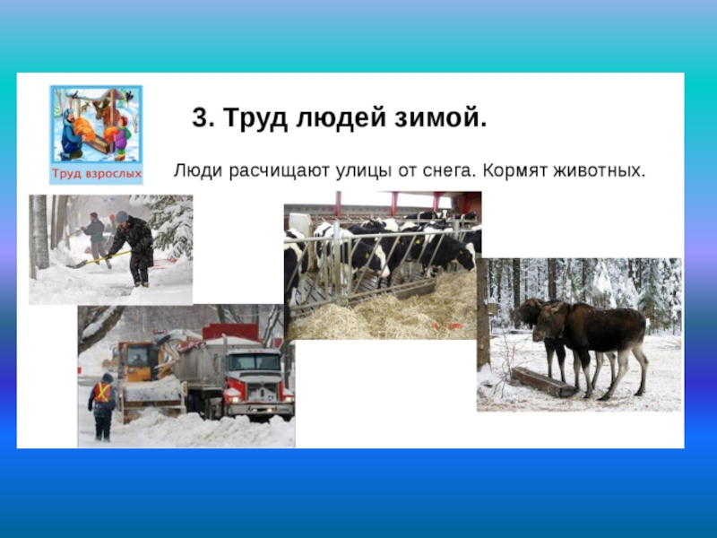 Труд людей зимой на селе подготовительная группа. Труд людей зимой. Занятия людей зимой. Труд людей зимой презентация. Занятия людей зимой презентация.