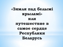 Презентация к воспитательному мероприятию Зямля пад белымі крыламі...