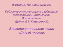 Презентация благотворительной акции Белый Цветок