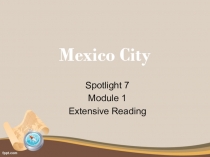 Презентация к уроку английского языка Mexico City