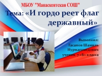 Презентация по истории тема флаги 7 класс