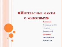 Презентация к уроку зоологии 7 класс