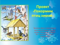ПроектПокормим птиц зимой